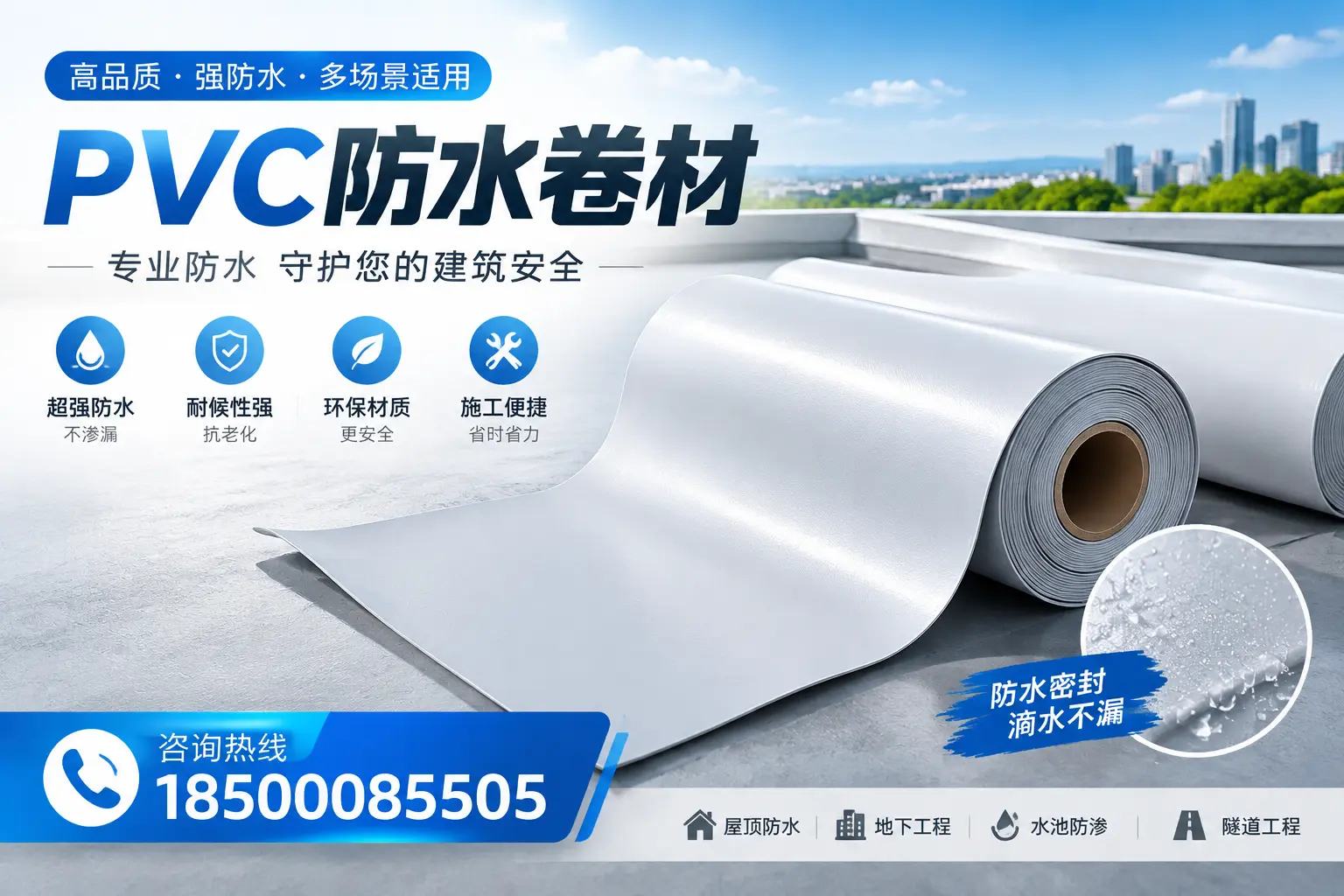 PVC防水卷材的市场竞争分析,那曲品牌选择参考